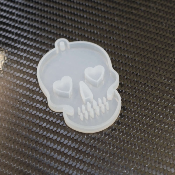Silicone Moulds - Skull Hangtag